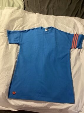 Womens Adicolor Neuclassics Tee Dress Pulse Blue